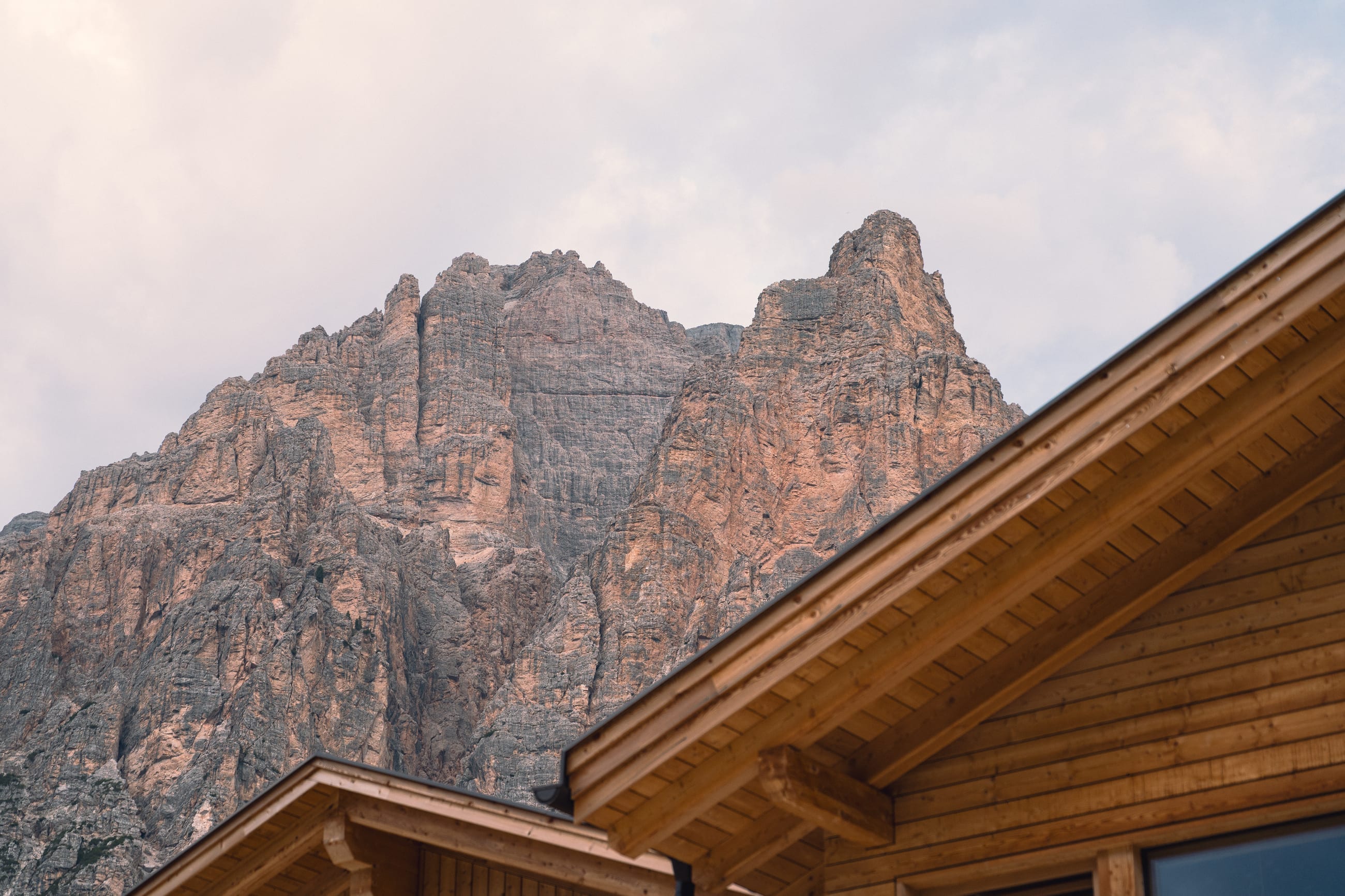 Dolomites peaks near San Cassiano, Alta Badia